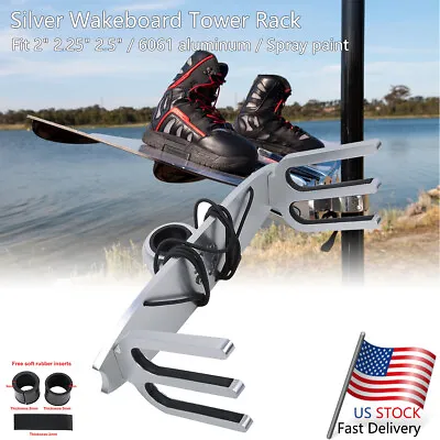 $96.45 • Buy Fit 2  2.25  2.5  Wakeboard Tower Rack Surfboard & Water Kneeboard Combo Holder