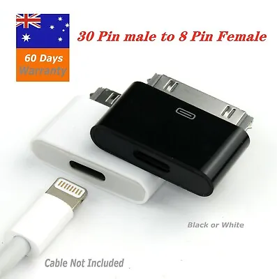  30Pin Male To 8Pin Female  Adapter For IPhone4/4S / IPad 2/3 • $5.18