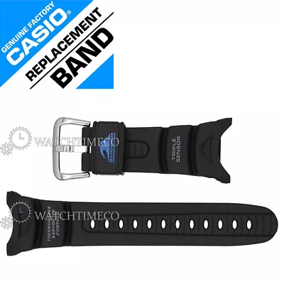 Genuine Casio Watch Band F/ Pro Trek Sea Pathfinder SPF-40-1V Black Rubber Strap • $34.55