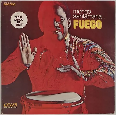 MONGO SANTAMARIA: Fuego US Vaya ’73 Latin Jazz Vinyl LP • $25