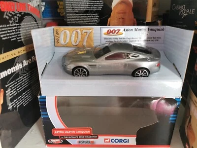 £74.99 • Buy James Bond 007 Corgi Aston Martin Vanquish Die Another Day Ultimate Collection 
