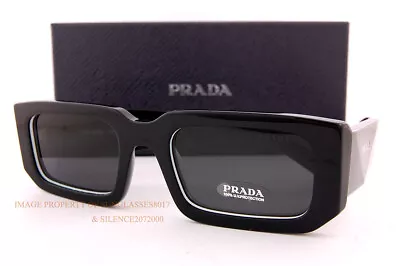 Brand New Prada Sunglasses PR 06YS 09Q 5S0 Black/White/Dark Grey  Men • $249.99