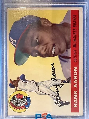 1955 Topps - #47 Hank Aaron PSA 2 Undergraded HOF  • $439.99