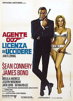 Home Wall Print - Vintage Movie Poster - DR NO 2 - JAMES BOND - A4A3A2A1 • £11.99