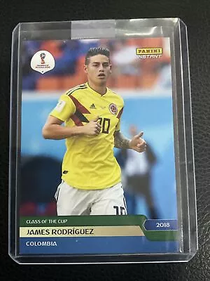 2018 Panini Instant World Cup James Rodriguez #5 Green 10/10 Jersey Number 1/1 • $59.99