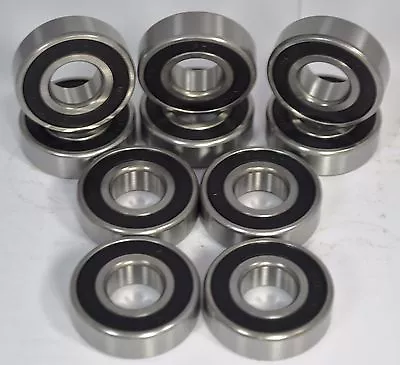 6203-12-2RS C3 3/4  Bore Premium Sealed Ball Bearing 230-052 6203-2RS-3/4 Qty 10 • $22.49