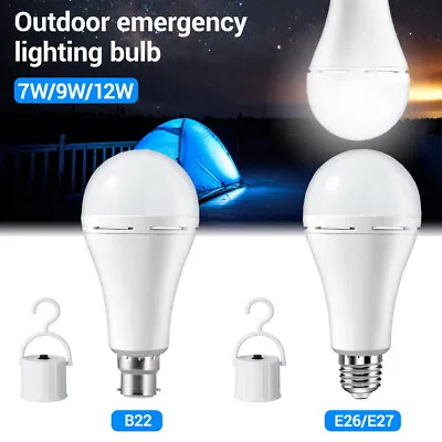 B22/E27 Emergency Bulbs Rechargeable LED Light With Battery Backup LED Bulb NEW • $16.99