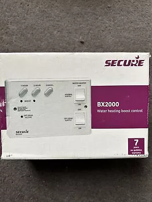 Secure BX2000 Immersion Water Heater Controller (BRAND NEW IN BOX)` • £50