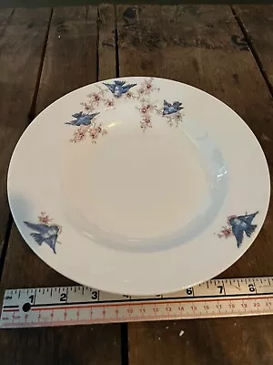 Vintage Derwood - 6 W. S. George 178C Bluebird China Soup Or Serving Bowl • $26