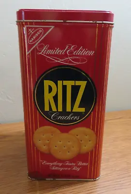 Vintage Nabisco Ritz Crackers Limited Edition Collector Metal Tin Container • $11.04