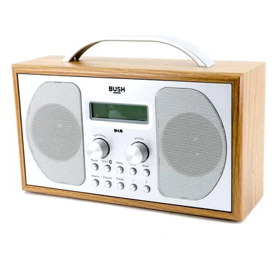 £38.50 • Buy Bush DAB FM Bluetooth Wooden Radio With Alarm Sleep Timer Funct - Portable - Ob