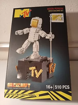 MTV Astronaut Brick Craft MTV Toy Brick  Building Set 510 PCS Retro NEW • $27