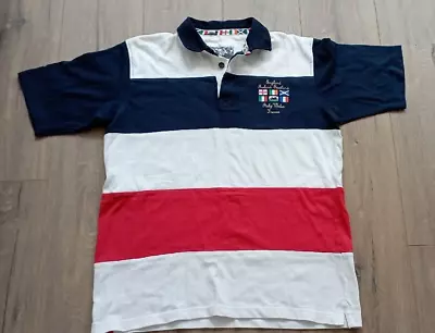 Cotton Traders Classics 6 Nation's Rugby Shirt - Medium • £4.99