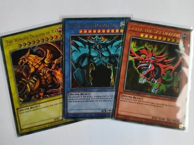 Yu-Gi-Oh! 25th Anniversary Promo Egyptian God Cards • £5