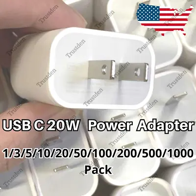 For Android IPhone IPad 20W USB-C Type C PD Fast Charger Power Adapter Block Lot • $329