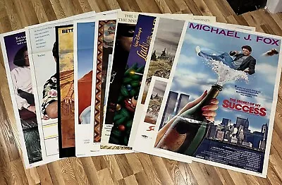 Vintage Lot Of 11 Movie Posters Original 1980s Most Are 27x41  6C • $104