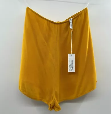 Rachel Pally Shorts In Sunflower Yellow Crepe Rayon Size M Sold On REVOLVE NWT • $34.95