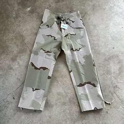 NWT US Military Extended Cold Weather Camo Goretex Goreseam Trousers Small Reg. • $25.49