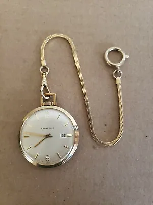 Vintage Caravelle Bulova Pocket Watch Manual Wind - Working  • $75