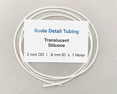 2 Mm Translucent Silicone Tubing ..Scale Model Detailing..Airfix..Tamiya..Protar • £4.05