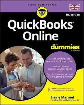 QuickBooks Online For Dummies (UK) By Elaine Marmel Paperback Book • £18.99