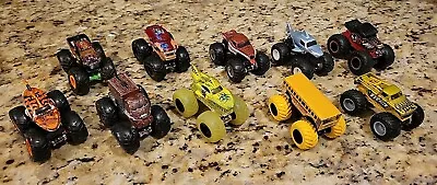 $36.68 • Buy Hot Wheels Monster Jams Monster Trucks Lot (10) Diecast 1:64 4X4