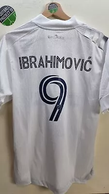 La Galaxy Adidas Home Football Shirt 20/21 Size Large Ibrahimovic 9 BNWT  • £49.99