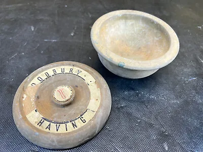 Vintage Woodbury Wooden Wood Shaving Cream Soap Bowl Trinket Vanity Box 4  • $19.95