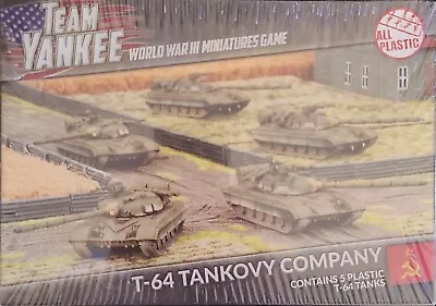 Flames Of War Team Yankee TSBX13: T-64 Tank Company • $43.97