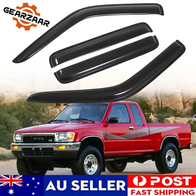 Weathershields Weather Shields Window Visors Fit For TOYOTA HILUX LN106 88-97 • $33.89