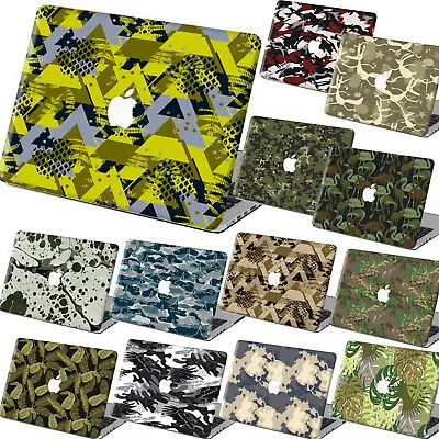 Tactics Camouflage Painted Rubberized Hard Case Cover For New Macbook Air Pro M1 • $14.39