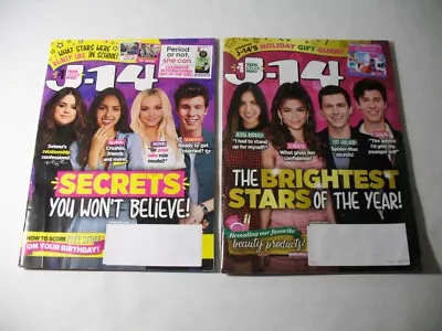 J-14 Magazine Teen Celeb Magazine 2 Issues Nov 2021 Jan 2022 Selena Zendaya • $10.95