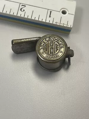 Acme JHC J. Hudson Co. Old Vintage Metal Police Escargot Whistle England 1924 ? • $4.99