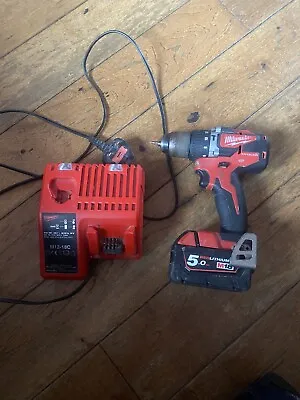 Milwaukee M18CBLPD 18V 2 Speed Combi Drill - 5ah Battery And Charger • £150