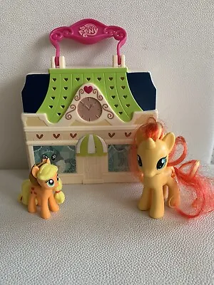 My Little Pony Carry Along Foldout Boutique Store House Hasboro 20152 Ponies • £11.99