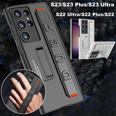 For Samsung S24 Ultra S23 Plus Shockproof Case Wrist Strap Holder Bracket Cover • $10.59
