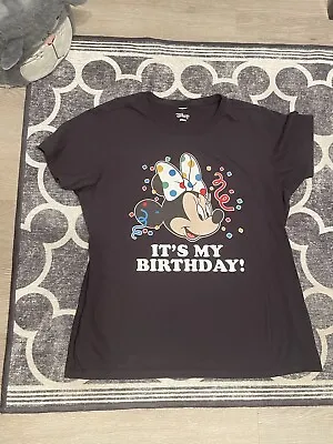 Minnie Mouse Disney It's My Birthday Unisex Disney Tshirt • $10