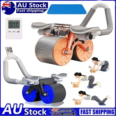 Automatic Rebound Abdominal Wheel Ab Roller Wheel With Elbow Support Roller ABS • $34.99