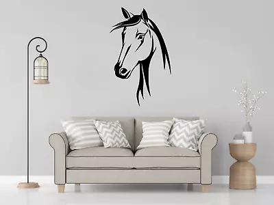 £9.98 • Buy Beautiful Horse Head Animal Wall Art Decal Sticker A68