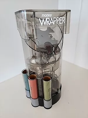 Vintage MAGNIF Money Wrapper Motorized Coin Bank Made In USA • $29.99