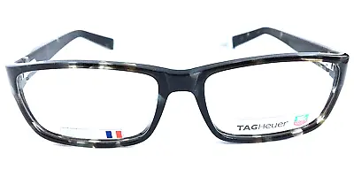 New TAG Heuer TH 0535 535 002 58mm Black Gray Men's Eyeglasses Frame France • $274.99