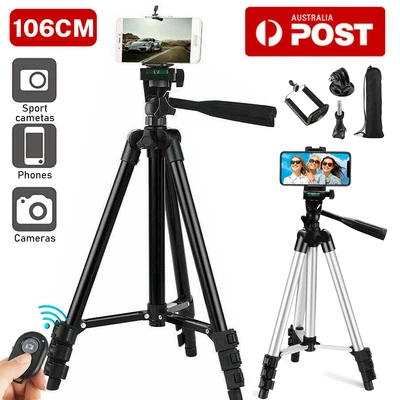 $12.59 • Buy Flexible Tripod Holder Stand Selfie Stick With Bluetooth Remote For Mobile Phone