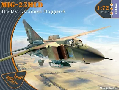 MiG-23MLD The Last Ukrainian Flogger-К Model Kit 1/72 Clear Prop 72042 • $55.98