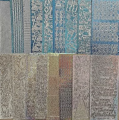 £0.99 • Buy Large Collection Of Peel Off Stickers For Card Making & Scrapbooking Crafts
