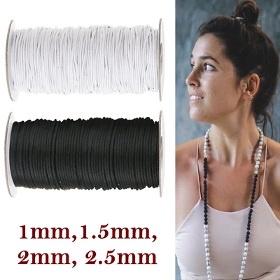 £2.59 • Buy Elastic Cord String Bungee Shock Cord For Bracelets, Necklace, Mask Craft Making