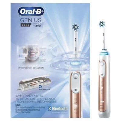 Oral B Genius Series 9000 Rose Gold Power Electric Toothbrush *AU STOCK*Express • $150