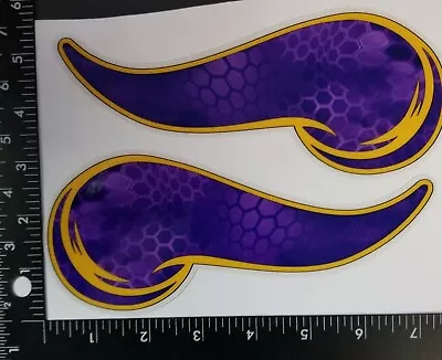 Minnesota Vikings Purple Print Full Size Football Helmet Decals • $20