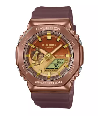 Casio G-Shock Analog-Digital Brown-Translucent Purple Men's Watch GM2100CL-5A • $164.99