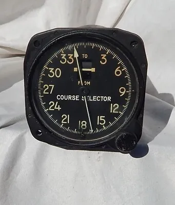 Vietnam War Military Jet Aircraft Course Selector Indicator Gauge Instrument  • $168.52