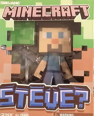 NIB Mojang Minecraft Steve 6  Vinyl Figure Toy • $14.95